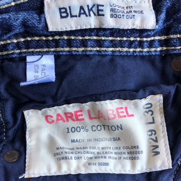 Express Blue Blake Jeans | W29 x L30 - Picture 3 of 5